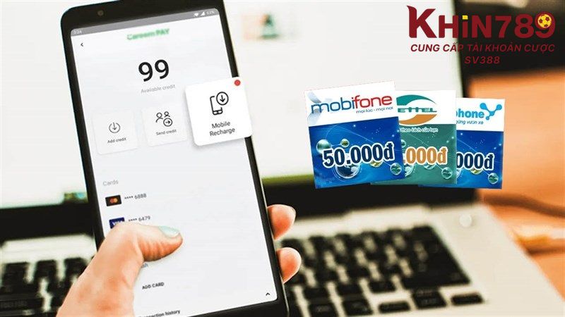 Nạp tiền bằng mã thẻ cào nhanh chóng